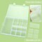 6 Pack 14 Grids Plastic Organizer Box with Dividers, Clear Tackle Box Organizers and Craft Storage, 14 Compartment Organizer Boxs Fishing Organizer Box for Art DIY Beads Organizer